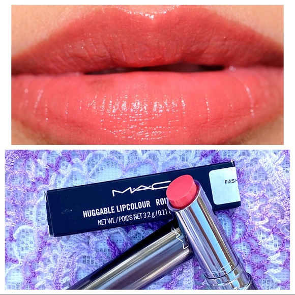 🎉HP🎊 NIB “FASHION FORCE” Huggable Lipcolour Gel Gloss Semi Opaque Coral - Picture 4 of 16